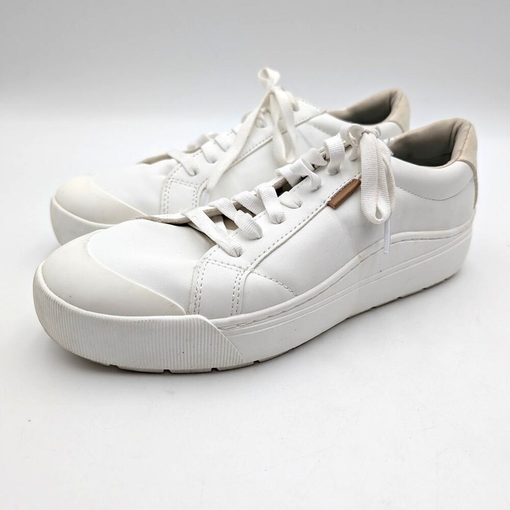 Dr. Scholl's Time Off Lace-Up Sneaker Shoes Women's White Size US10M EU41